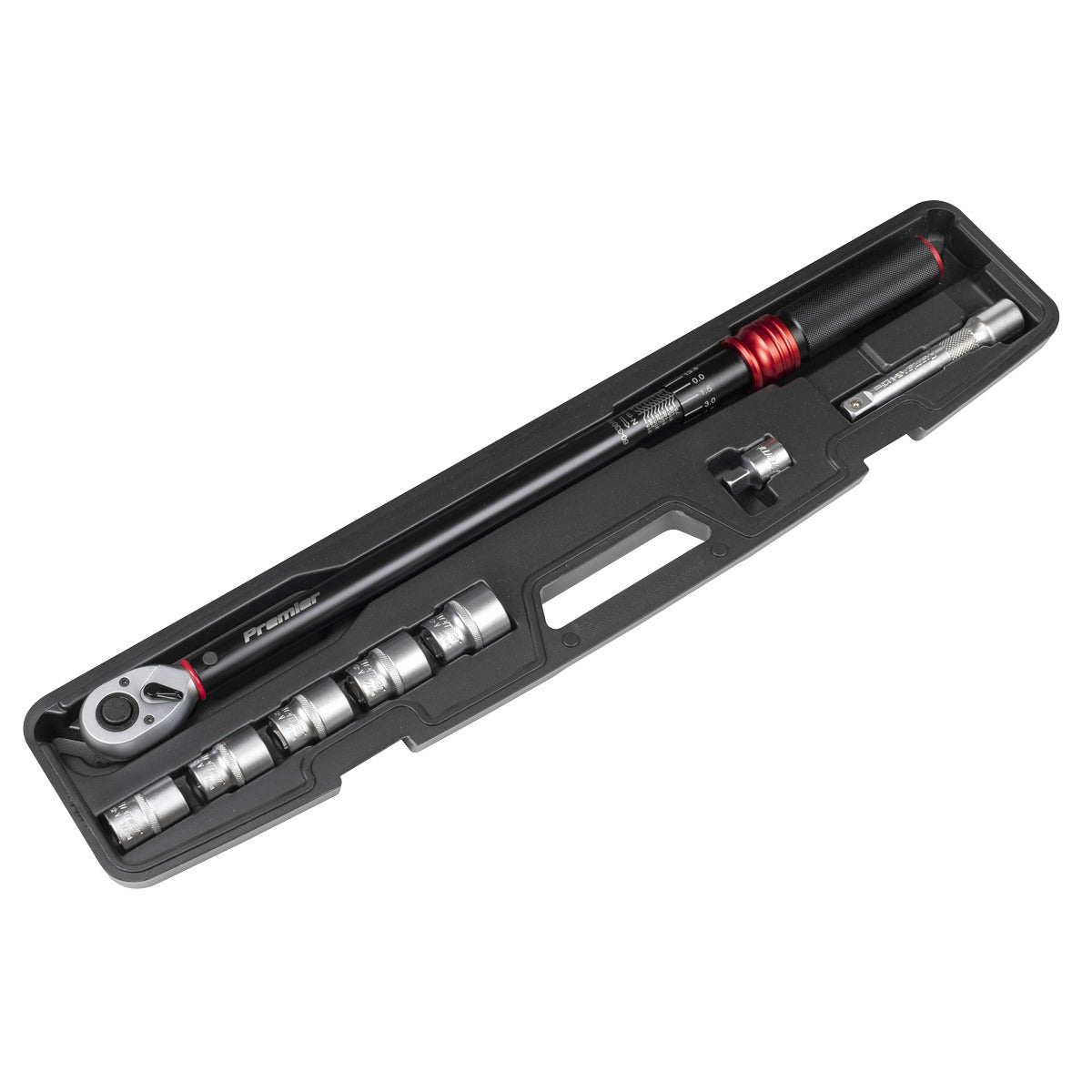 Premier Black Torque Wrench Set 1/2"Sq Drive 60-330Nm 8pc STW915B