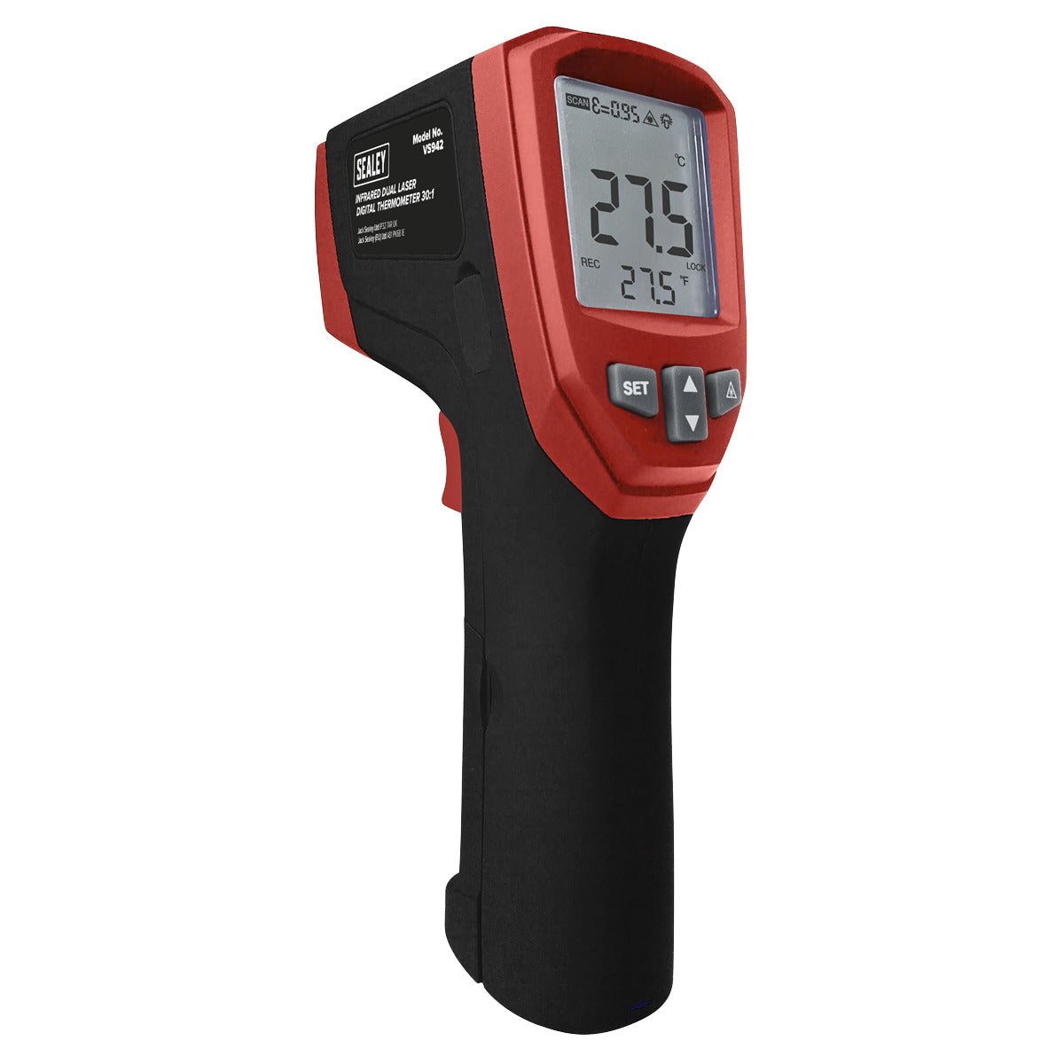Sealey Infrared Dual Laser Digital Thermometer 30:1 VS942