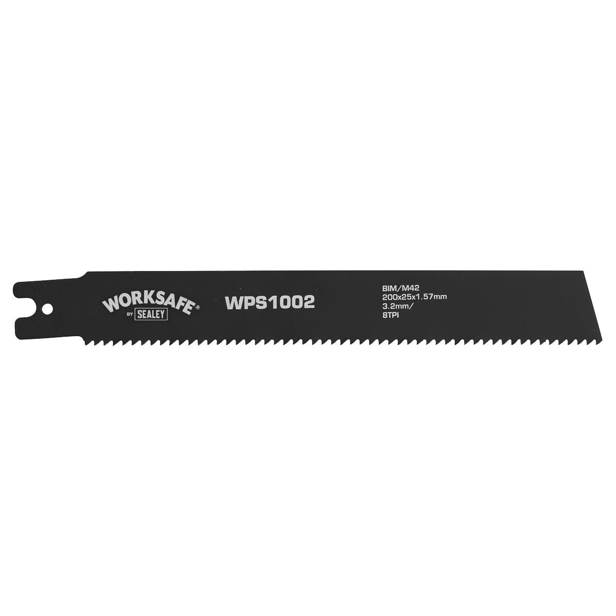 Worksafe Pipe Saw Blade 200 x 25 x 1.7mm 8tpi - Pack of 5 WPS1002