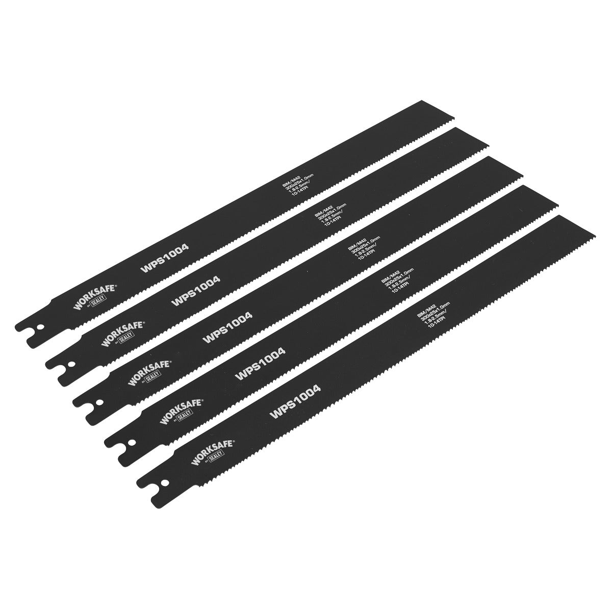 Worksafe Pipe Saw Blade 300 x 25 x 1mm 10-14tpi - Pack of 5 WPS1004