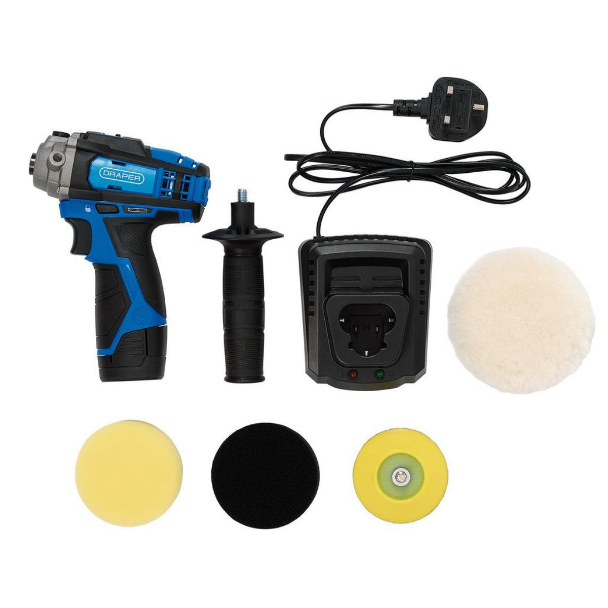 Draper 12V Cordless Car Polisher Kit 29325