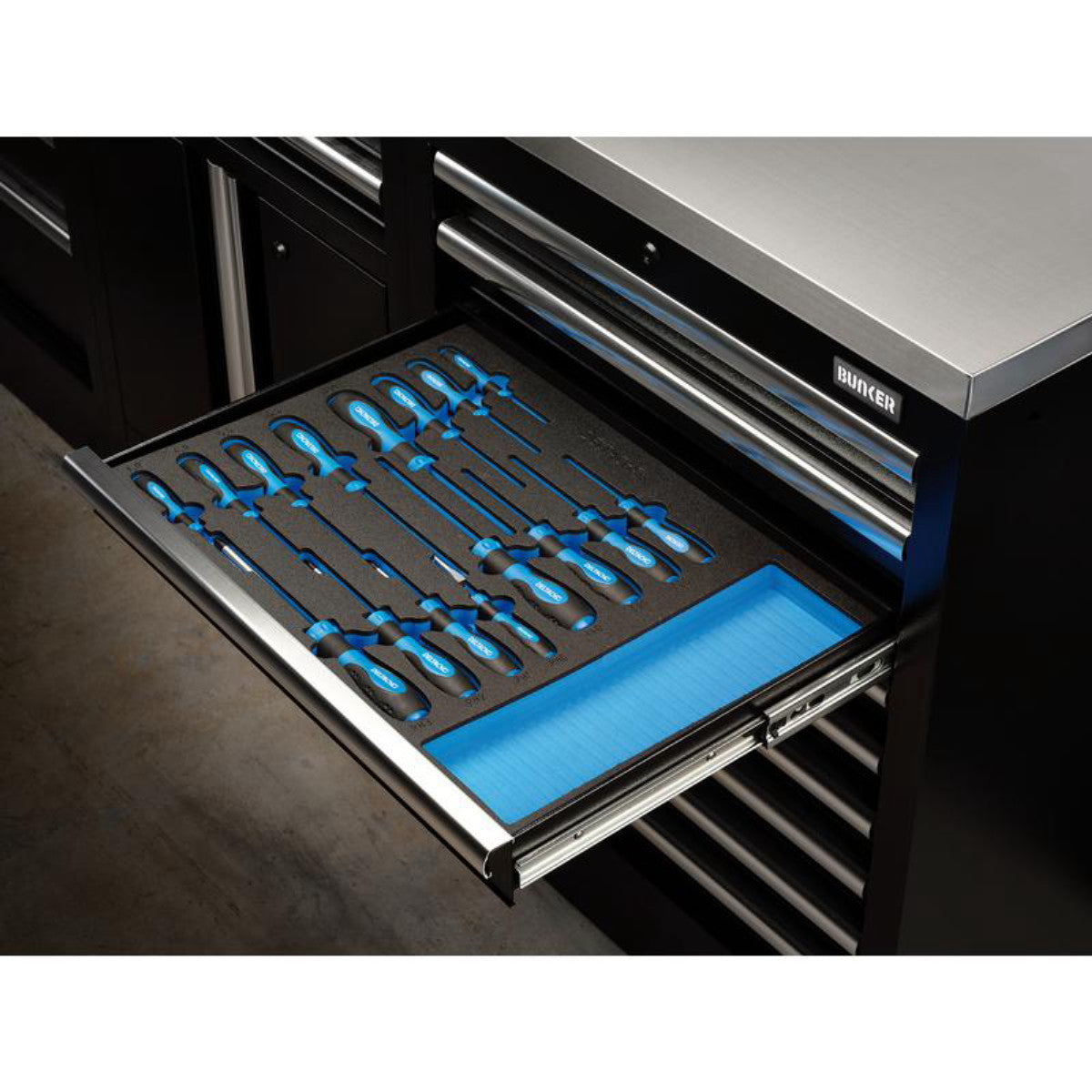Draper Screwdriver Set in EVA Foam Inlay (16 Piece) 29529