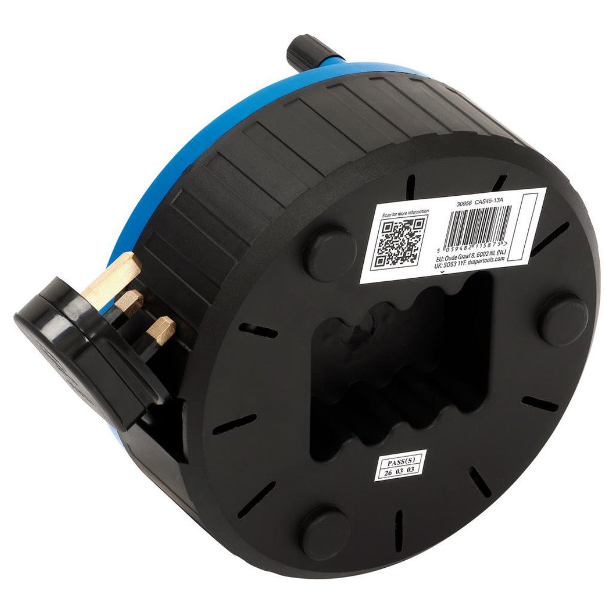 Draper 230V 13A 4 Socket Cassette Reel, 5m 30956