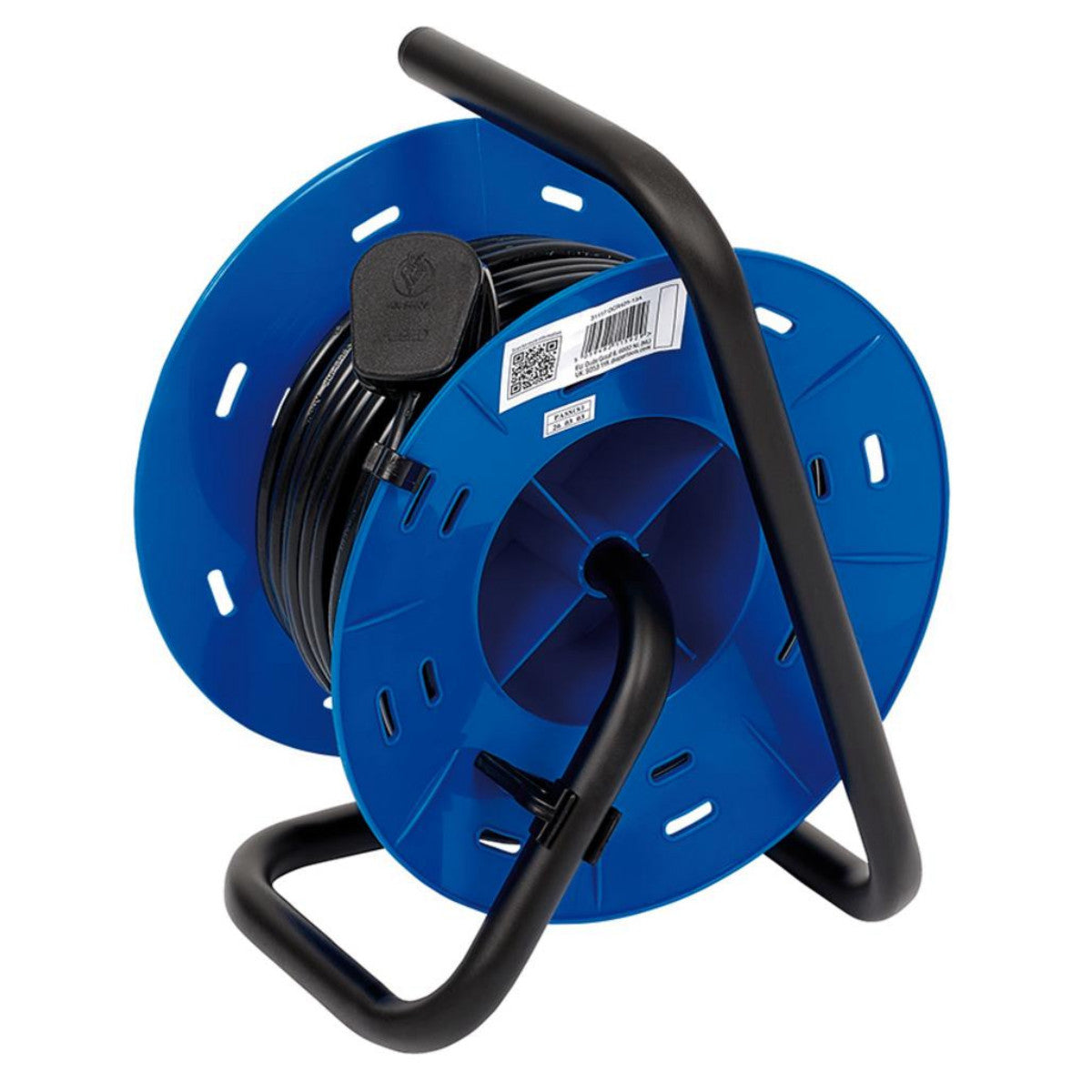 Draper 230V Four Socket Industrial Cable Reel, 25m 31117