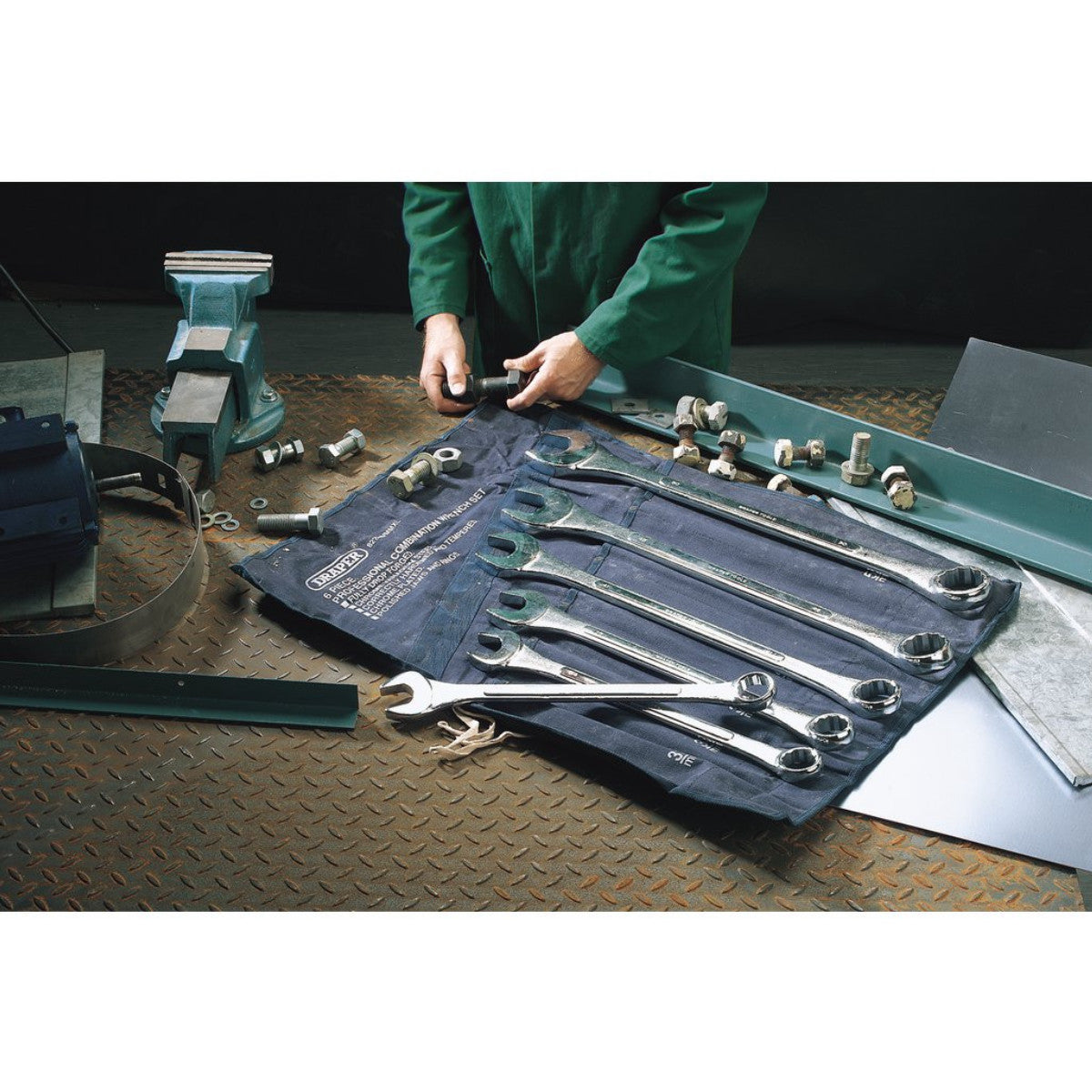 Draper Heavy Duty Long Pattern Metric Combination Spanner Set (6 Piece) 31167