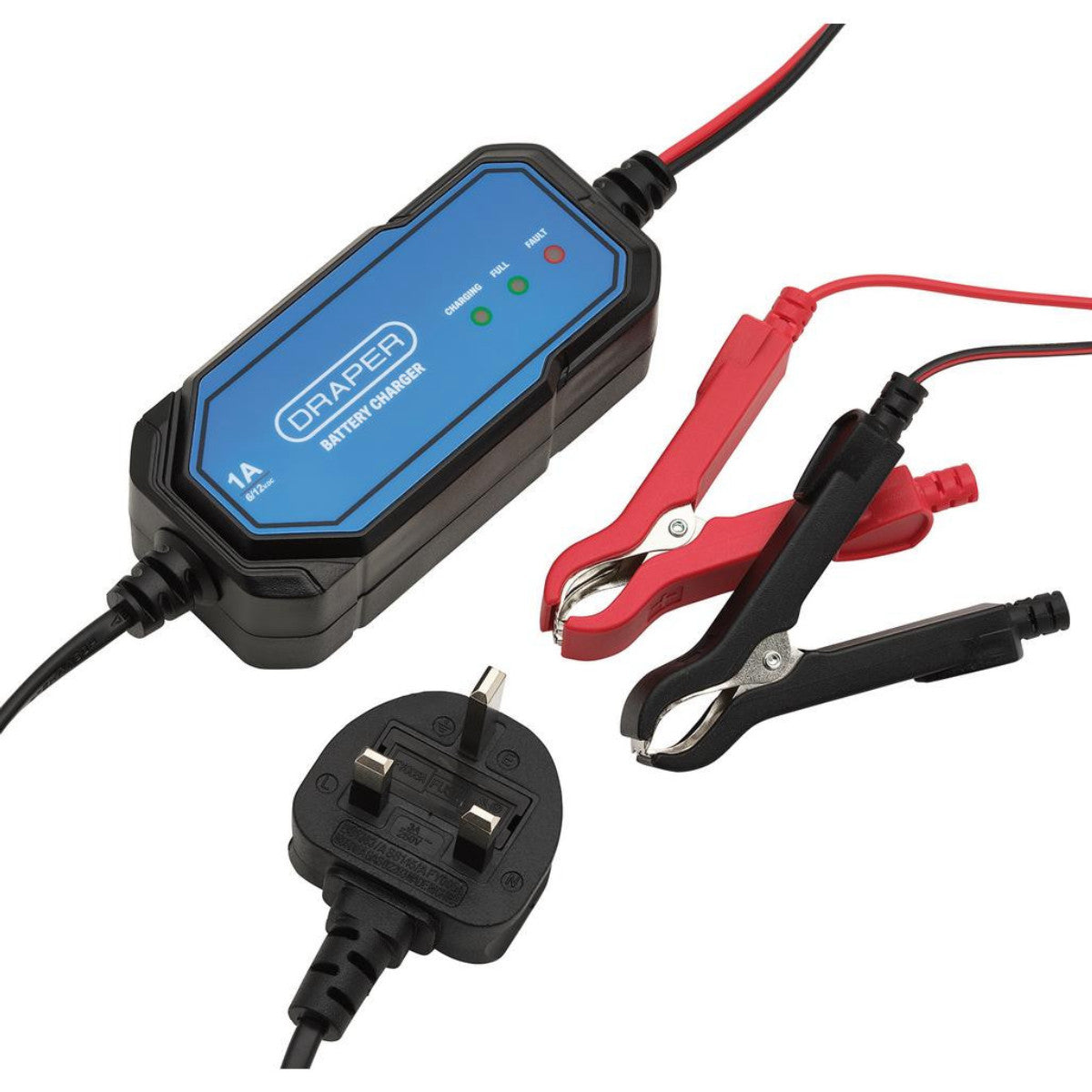 Draper 1A 6/12V Smart Battery Charger 32295