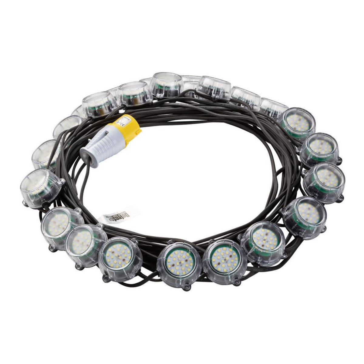 Defender E89355 120W Heavy Duty LED Encapsulated Festoon String Lights, 50m 34883