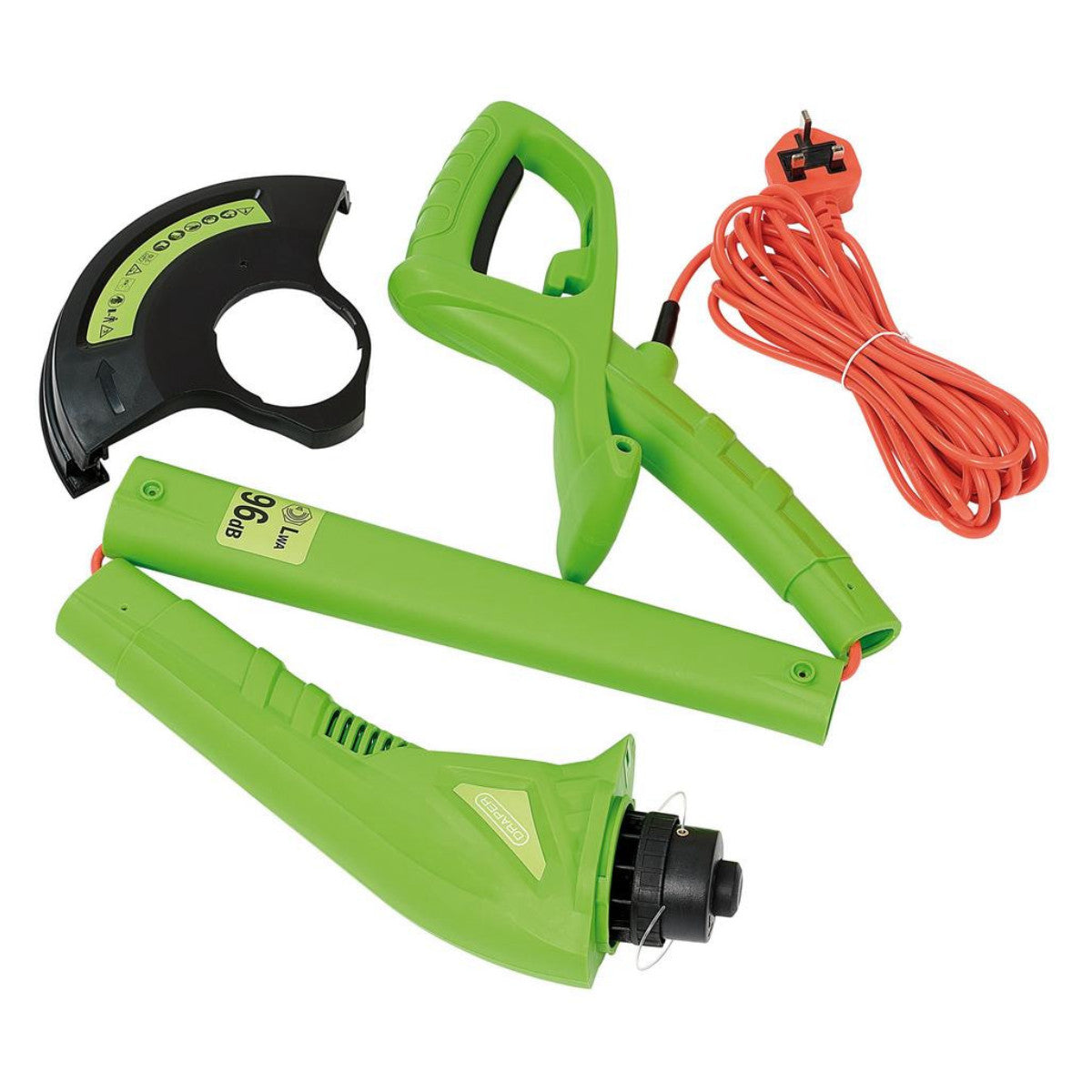 Draper Grass Trimmer with Double Line Feed, 220mm, 250W 45923