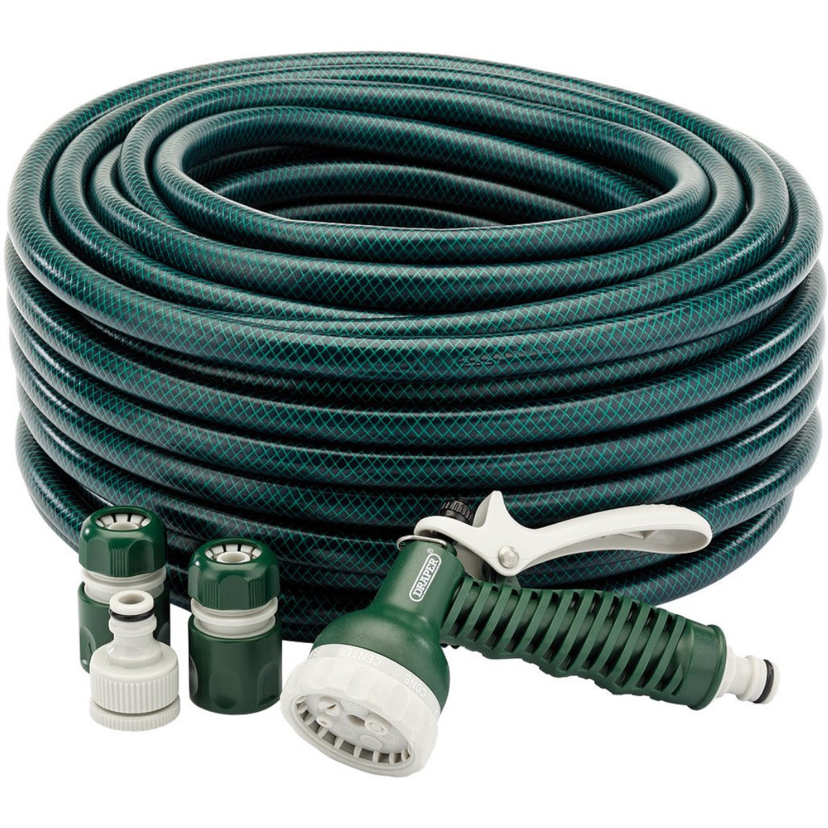 Draper Garden Hose and Spray Gun Kit, 12mm Bore, 30m 56447