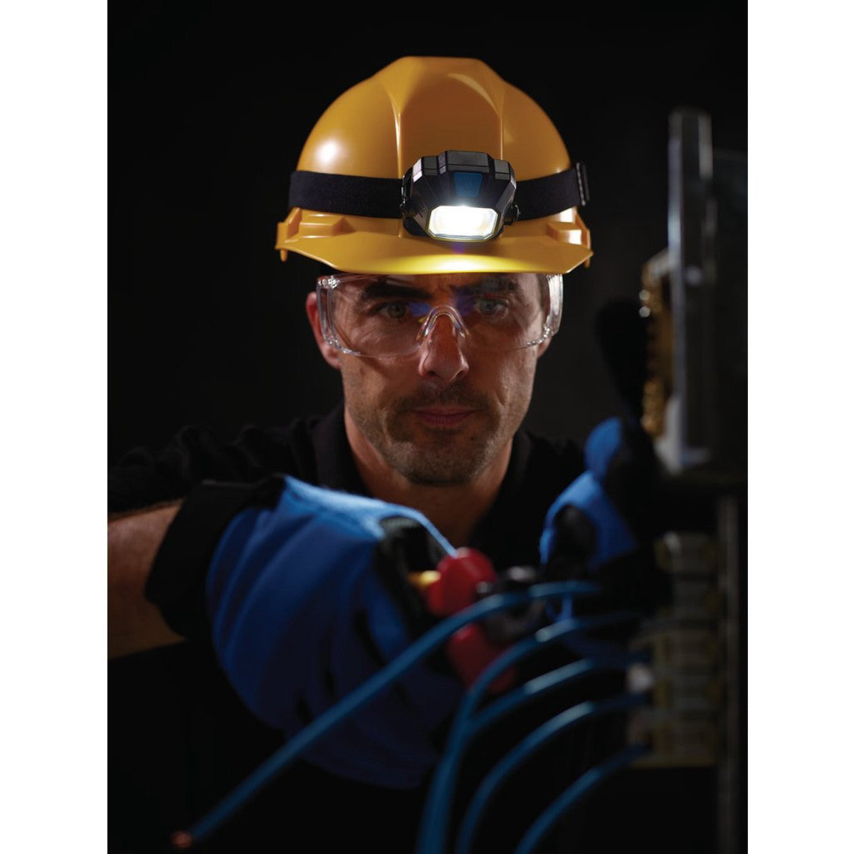 Draper COB/SMD LED Wireless/USB Rechargeable Head Torch, 6W, 400 Lumens, USB-C Cable Supplied 65689