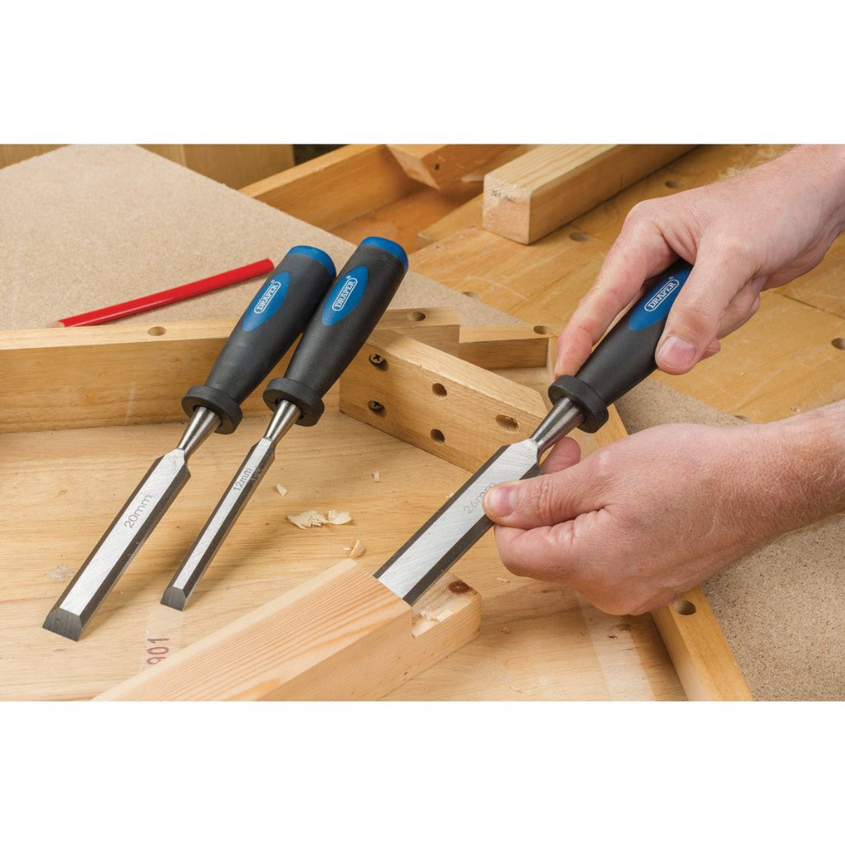 Draper Bevel Edge Wood Chisel, 20mm 83288