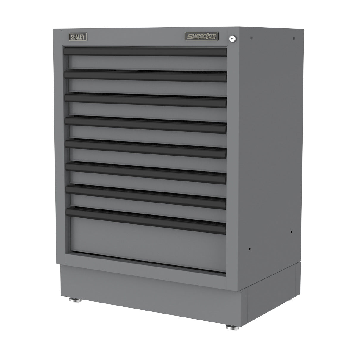 Superline PRO Black Edition Modular Cabinet 8 Drawer 680mm APMS39BE