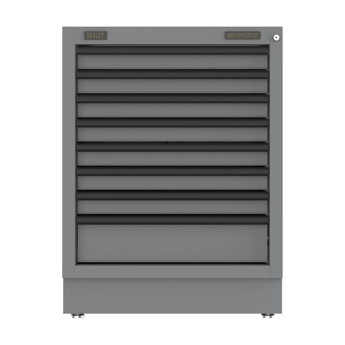 Superline PRO Black Edition Modular Cabinet 8 Drawer 680mm APMS39BE