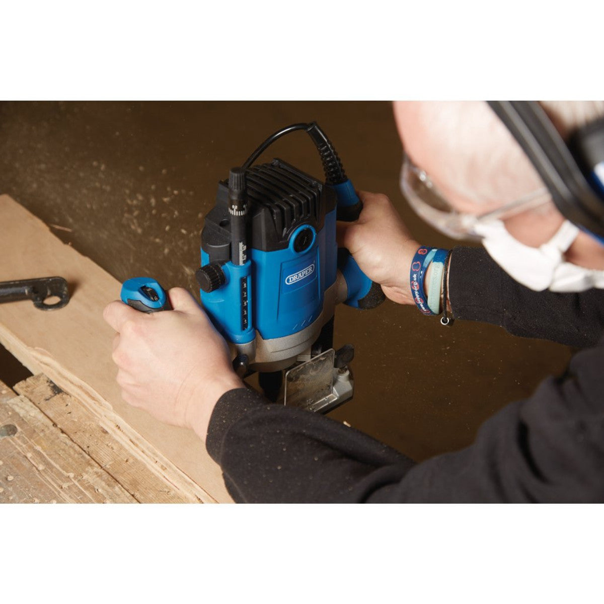 Draper 230V Variable Speed Router, 1/2", 1800W 02520