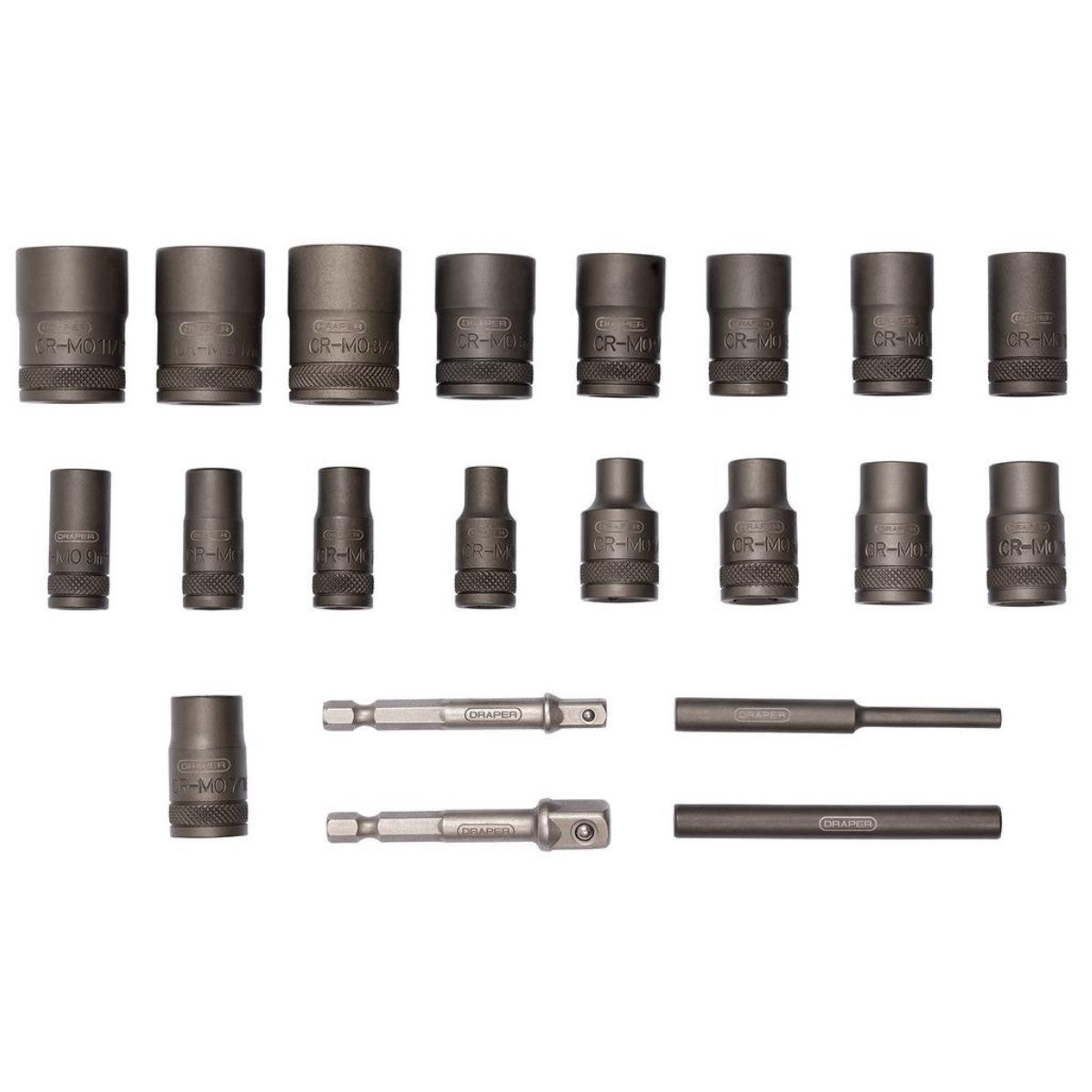 Draper Impact Nut and Bolt Remover Set (21 Piece) 31803