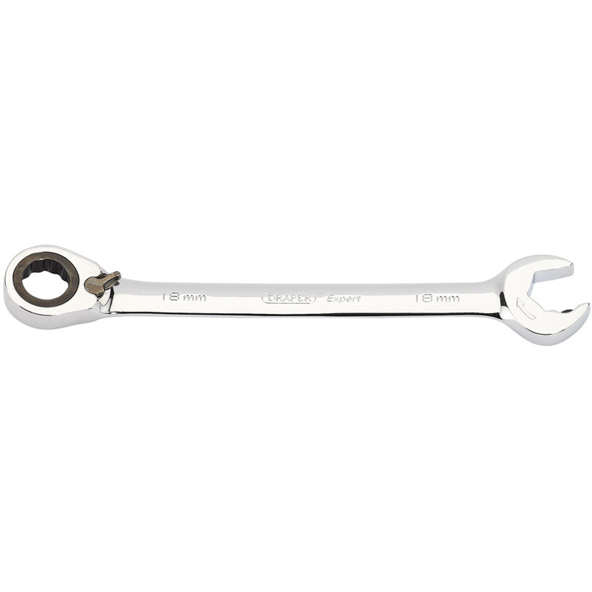 Draper Expert Expert 18mm Draper Expert Hi-Torq Metric Reversible Ratcheting Open End/Combination Spanner 06850