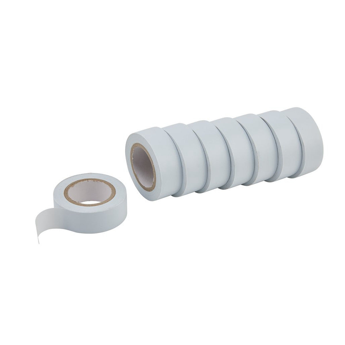 Draper Expert Insulation Tape to BSEN60454/Type2, 10m x 19mm, White (Pack of 8) 11911