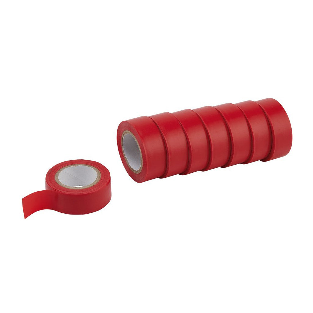 Draper Expert Insulation Tape to BSEN60454/Type2, 10m x 19mm, Red (Pack of 8) 11912