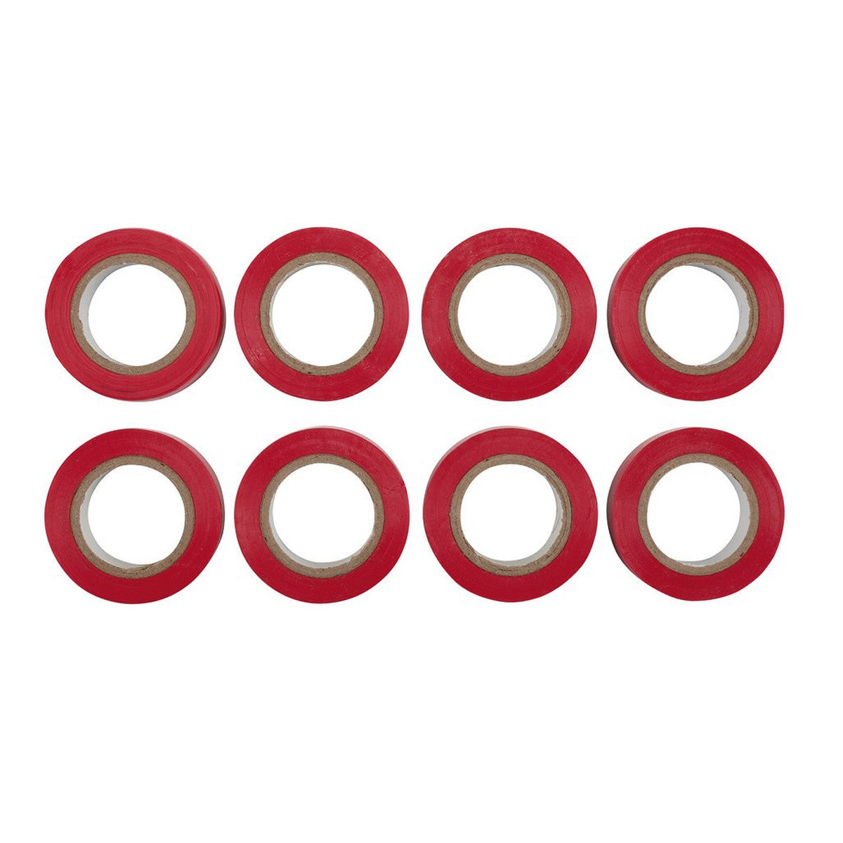 Draper Expert Insulation Tape to BSEN60454/Type2, 10m x 19mm, Red (Pack of 8) 11912