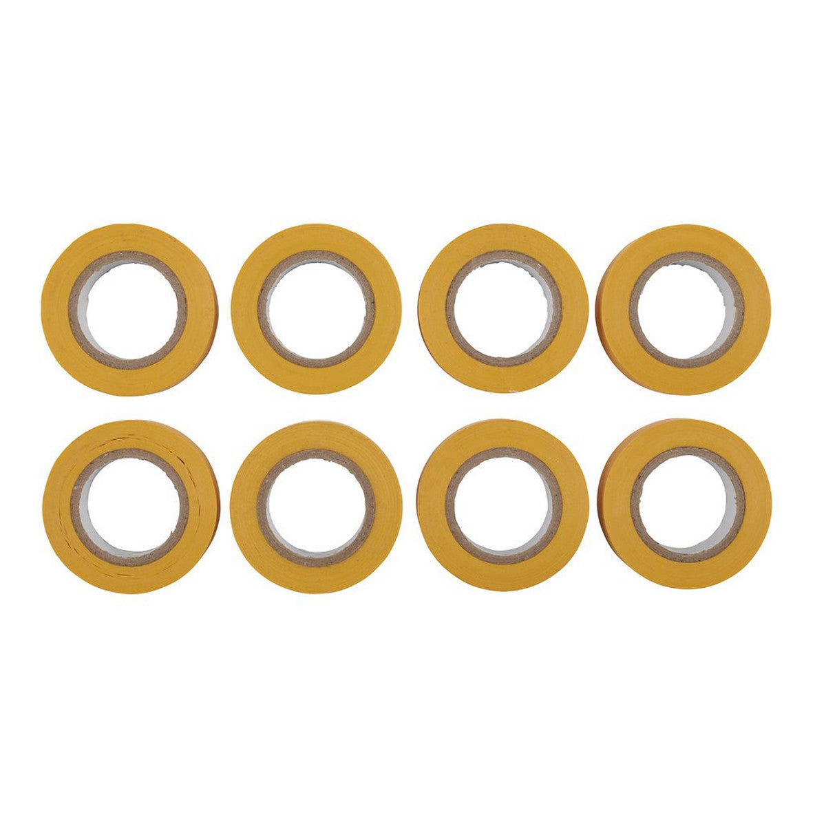 Draper Expert Insulation Tape to BSEN60454/Type2, 10m x 19mm, Yellow (Pack of 8) 11913