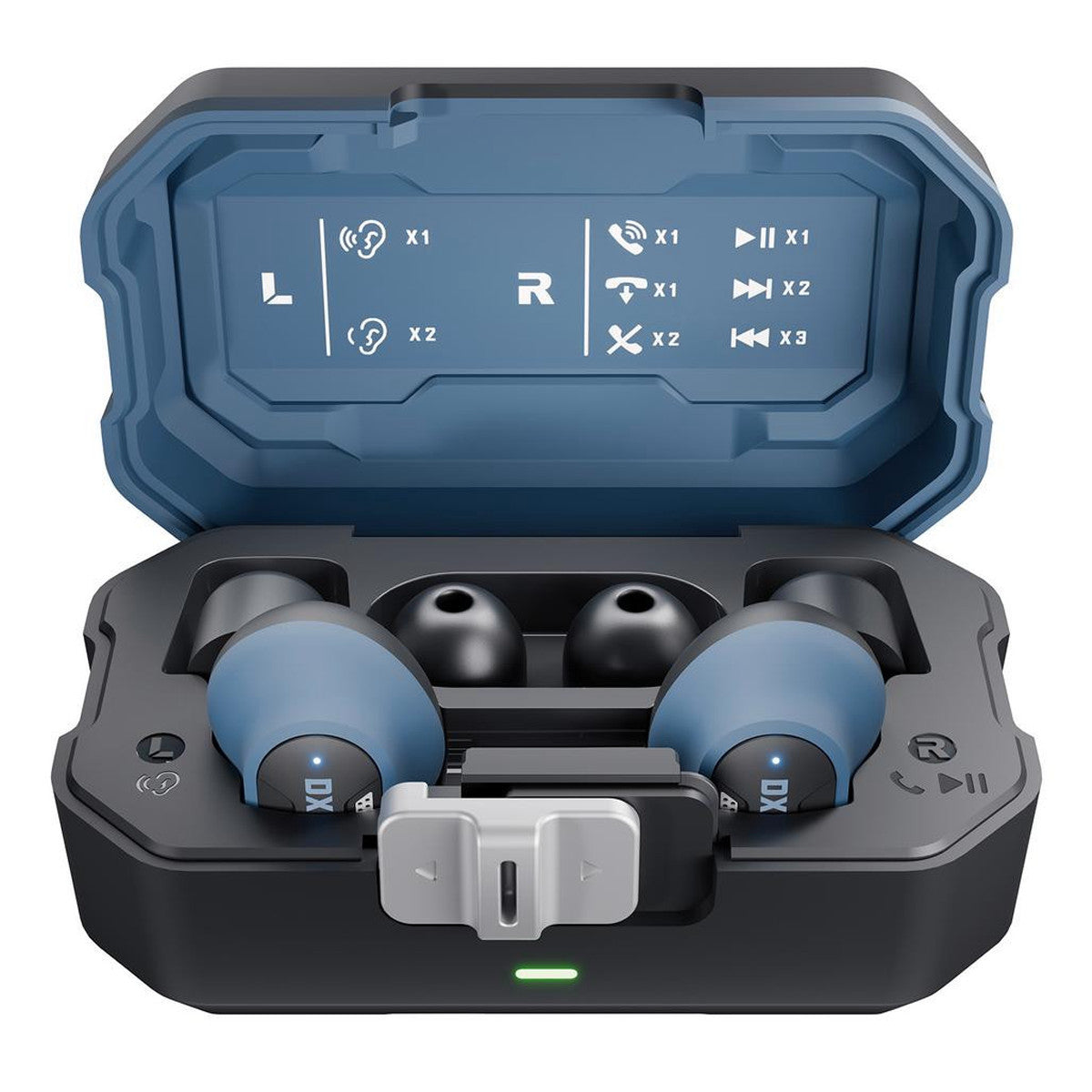 DXPULSE Noise Isolating Earbuds with Charging Case 31781