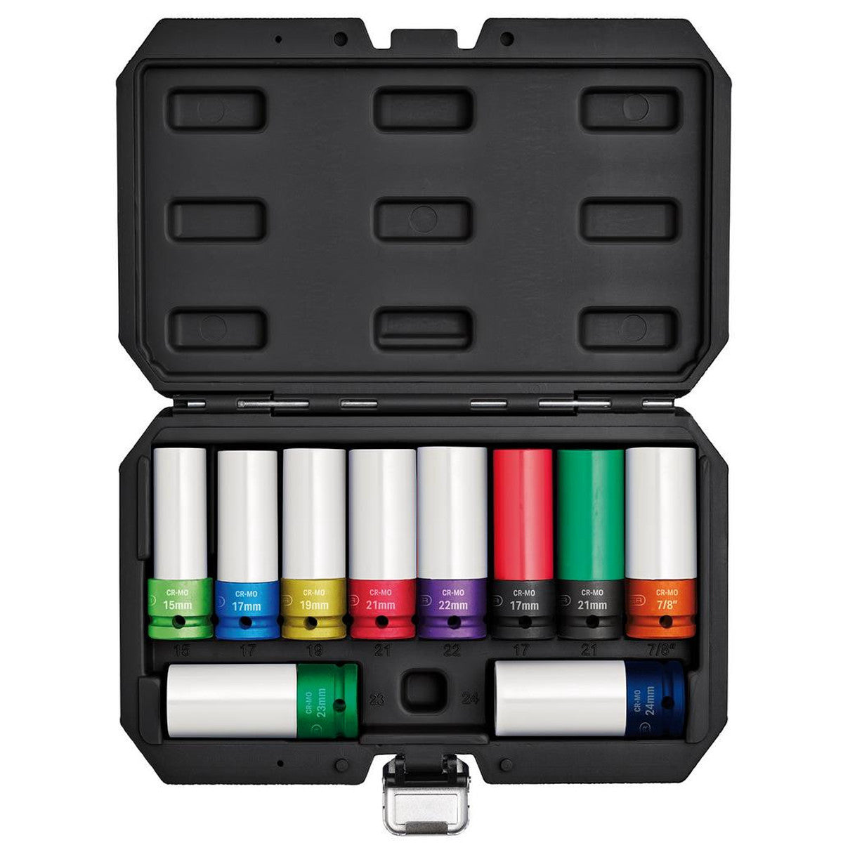 Draper Alloy Wheel Nut Socket Set, 1/2" Sq. Dr. (10 Piece) 31807