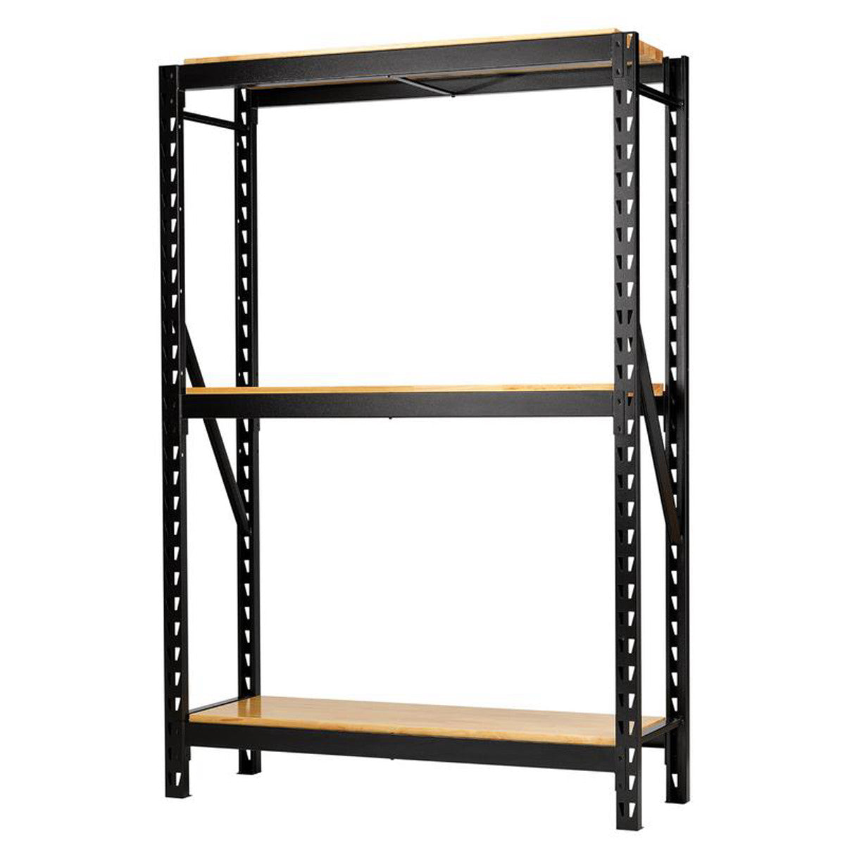 Bunker 14 Piece Modular 3 Tier Racking with Hardwood Shelving, 1500mm 32477