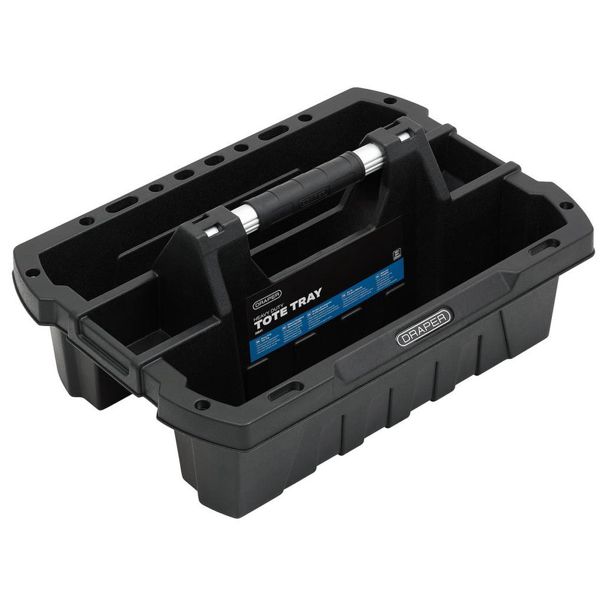 Draper Heavy Duty Tote Tray, Black, 500mm 39841