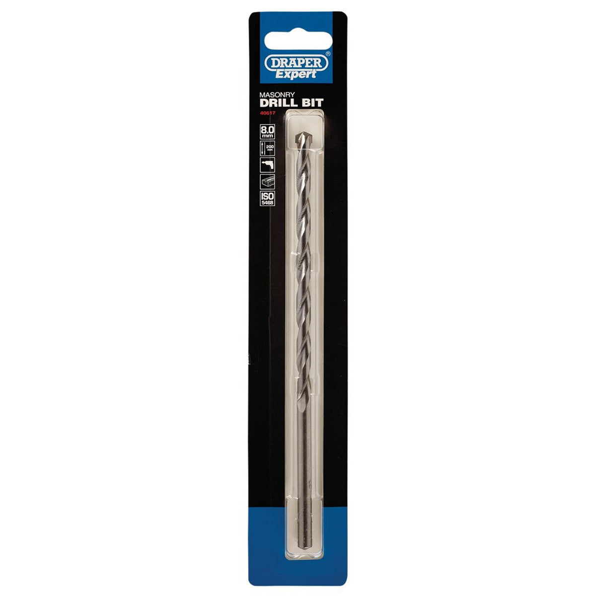Draper Expert Masonry Drill Bit, 8 x 200mm 40617
