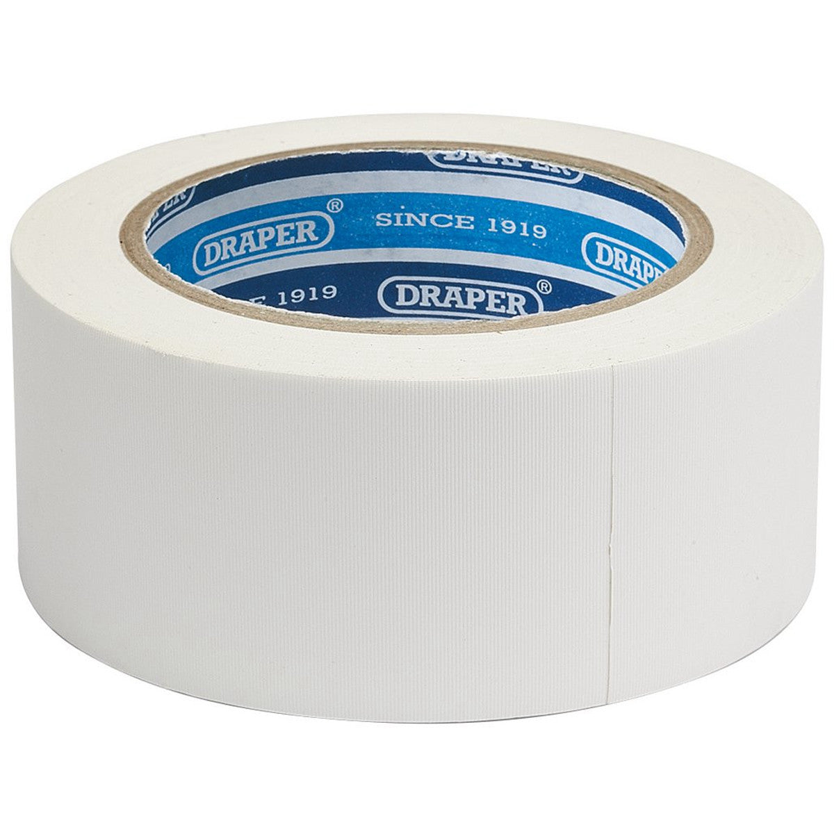 Draper Duct Tape Roll, 30m x 50mm, White 49431