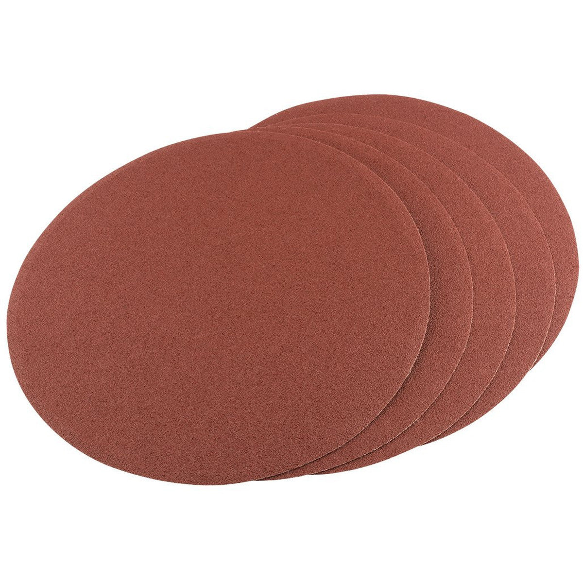 Draper Self-Adhesive Aluminium Oxide Sanding Discs, 200mm, 80 Grit (Pack of 5) 54667