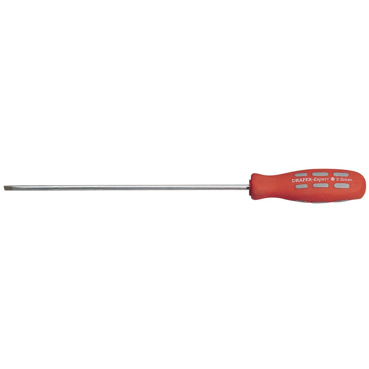 Draper Expert Plain Slot Parallel Tip Mechanics Screwdriver, 150 x 3.2mm (Sold Loose) 67851