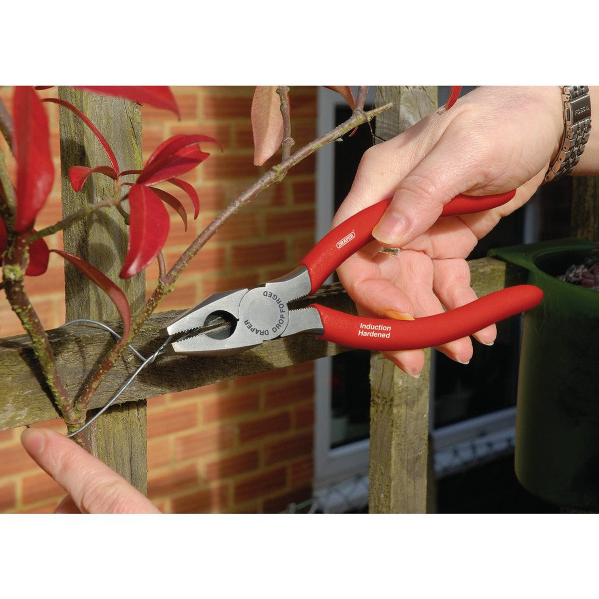 Draper Redline Pliers Set with PVC Dipped Handles, 160mm (3 Piece) 67924