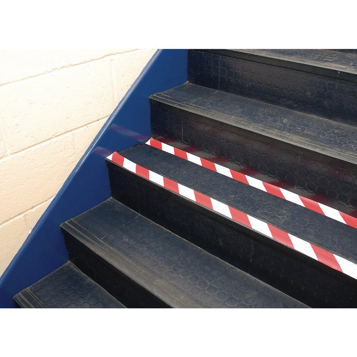 Draper Hazard Tape Roll, 33m x 50mm, Red and White 69010