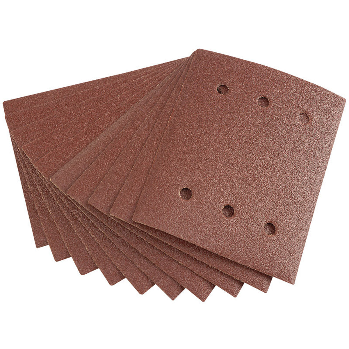 Draper Ten 115 x 145mm 80 Grit Aluminium Oxide Sanding Sheets 73524