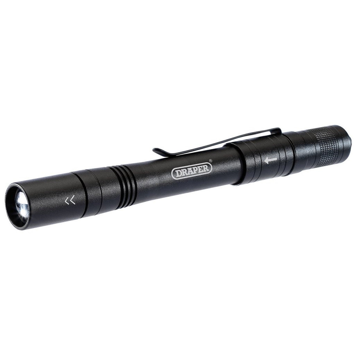 Draper LED Rechargeable Aluminium Penlight, 1W, 80 Lumens 90099