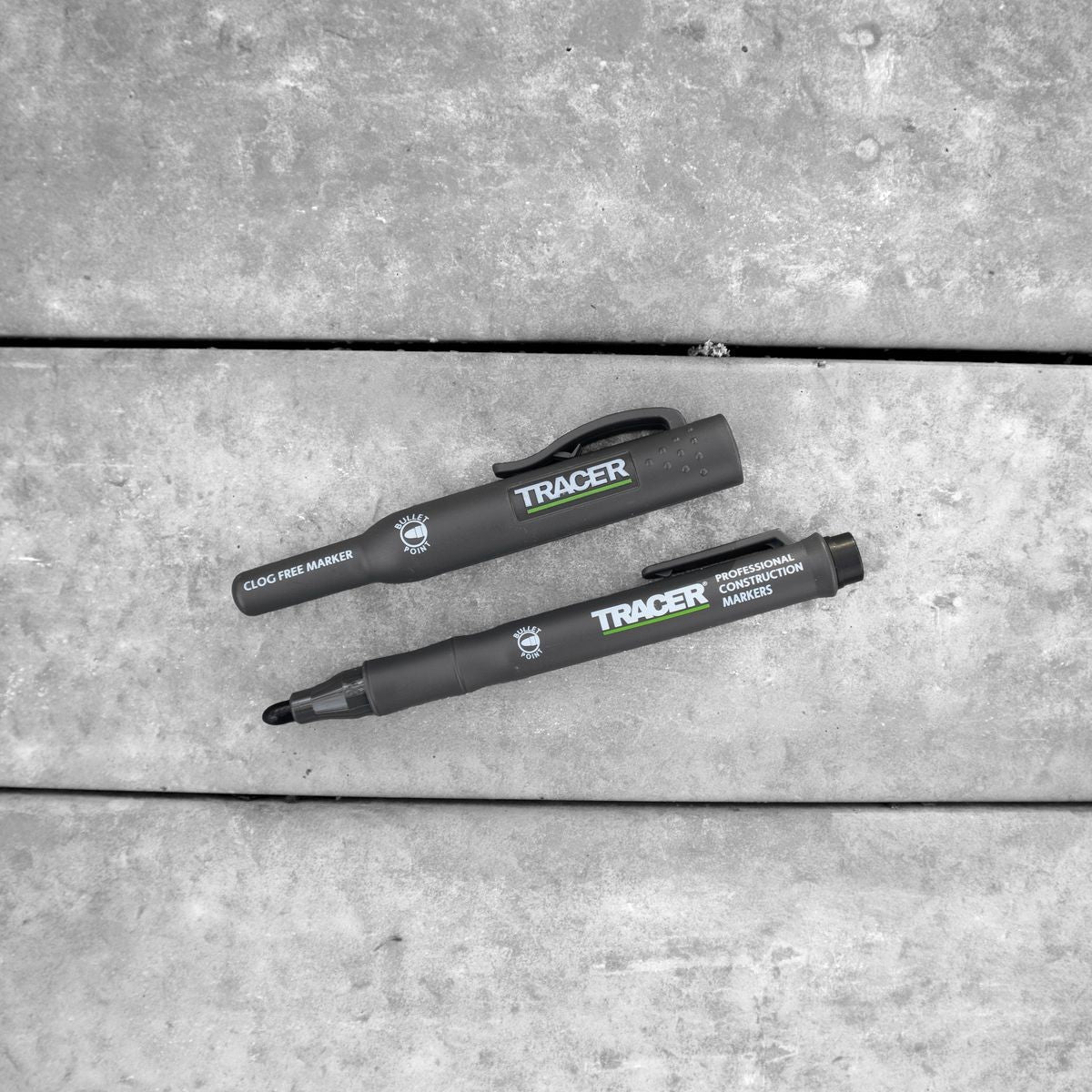 TRACER Twin Black Clog Free Marker set ACF1-2