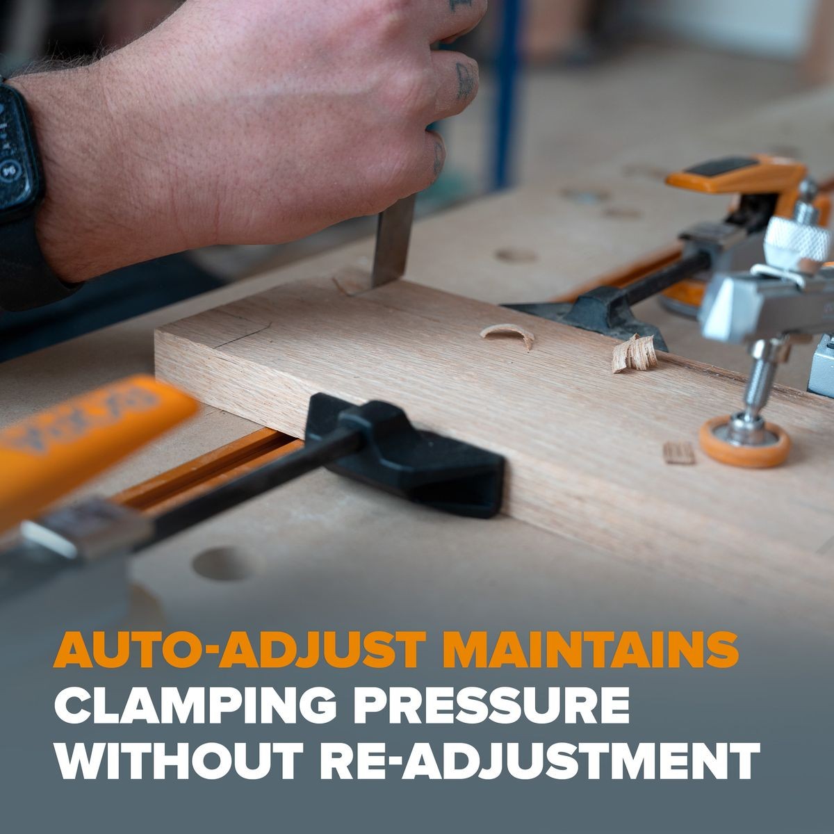 BORA Auto Adjust In-line T-Track Clamp BR-G050201