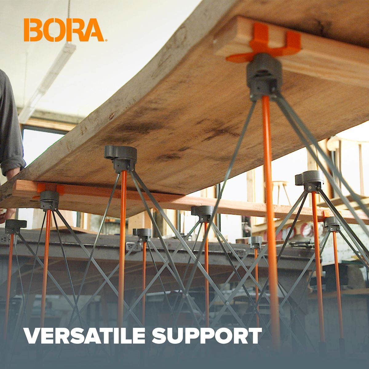 BORA Centipede 4ft x 8ft x 30in Unit, 4 X-Cups, 4 Clamps, C/S Bag CK15S