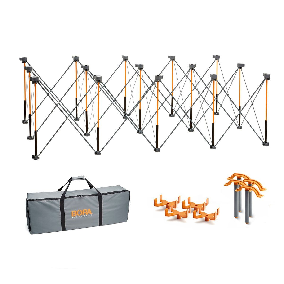 BORA Centipede 4ft x 8ft x 30in Unit, 4 X-Cups, 4 Clamps, C/S Bag CK15S