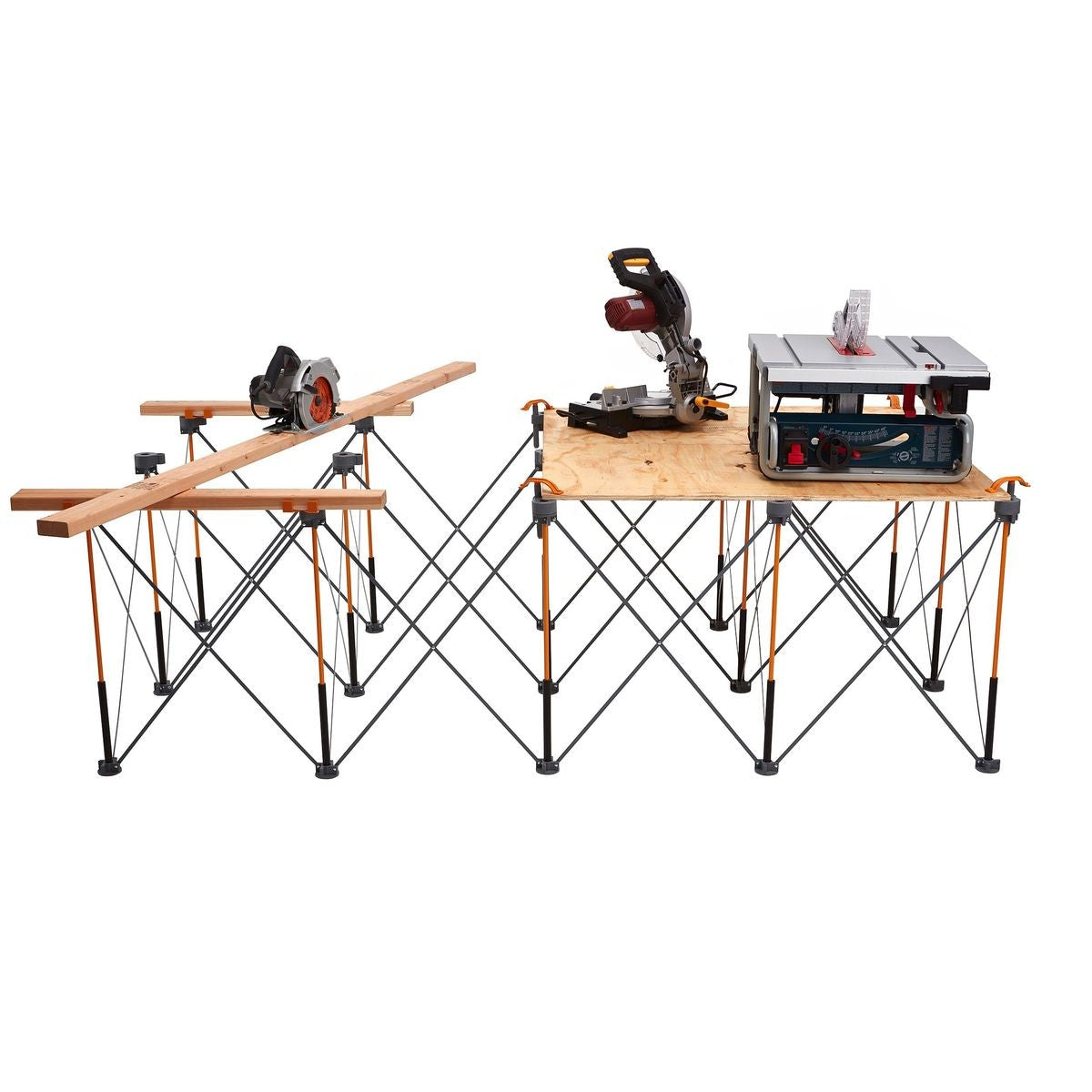 BORA Centipede 4ft x 8ft x 30in Unit, 4 X-Cups, 4 Clamps, C/S Bag CK15S