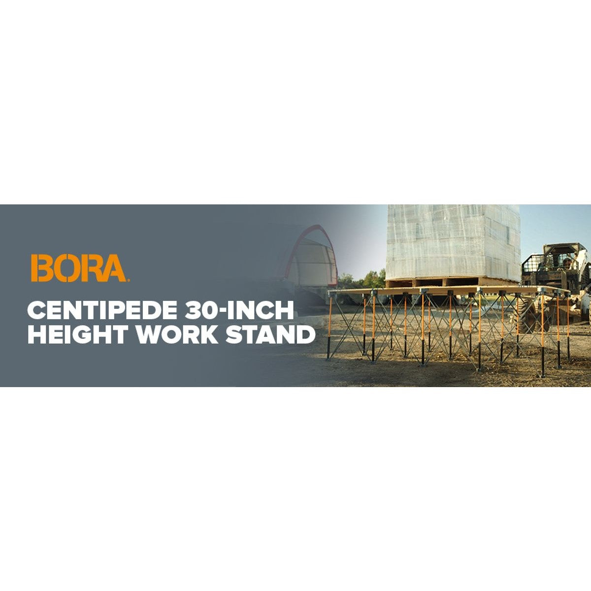 BORA Centipede 4ft x 8ft x 30in Unit, 4 X-Cups, 4 Clamps, C/S Bag CK15S