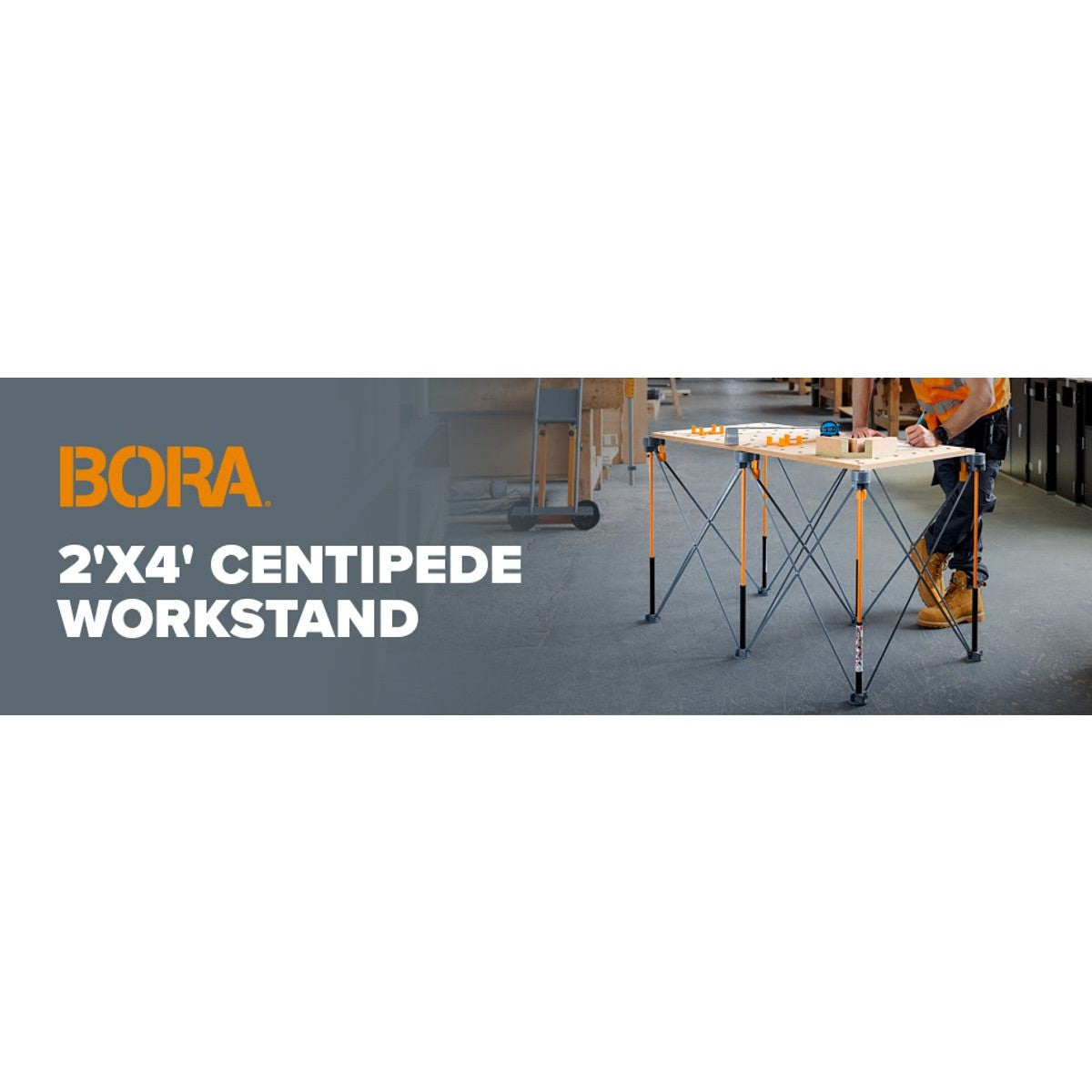 BORA Centipede 2ft x 4ft x 30in Unit, 4 X-Cups, 2 Clamps, C/S Bag CK6S