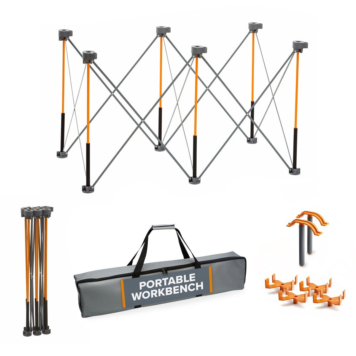 BORA Centipede 2ft x 4ft x 30in Unit, 4 X-Cups, 2 Clamps, C/S Bag CK6S