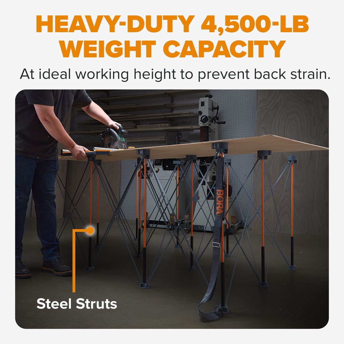 BORA Tall Centipede 4ft x 6ft x 36in Unit, Carry Strap CT12