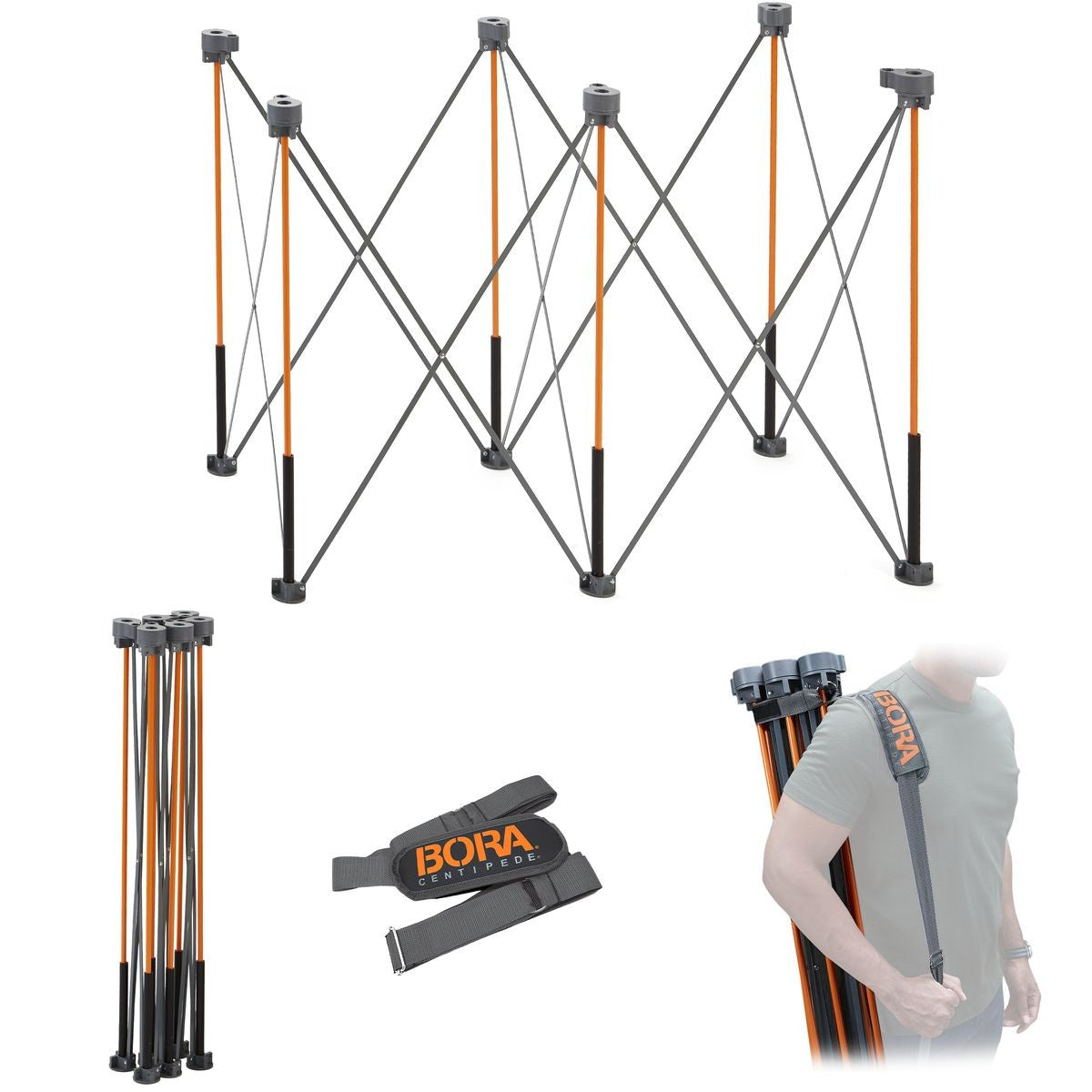 BORA Tall Centipede 2ft x 4ft x 36in Unit, Carry Strap CT6