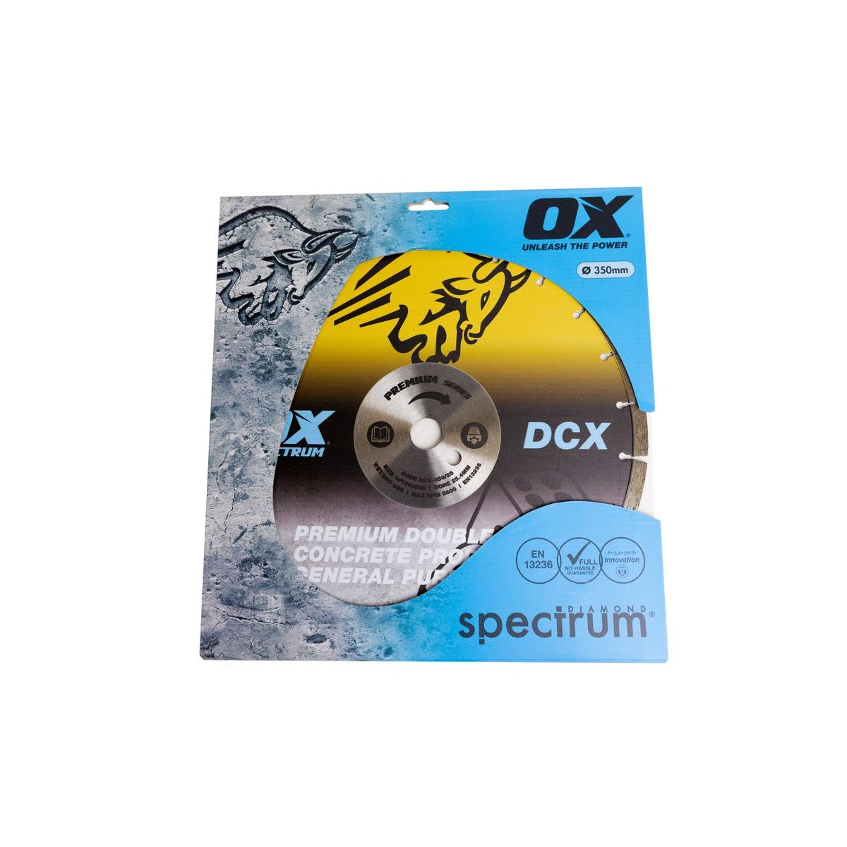 OX Premium Double Six Diamond Blade - GP - 350/20mm DCX350/20