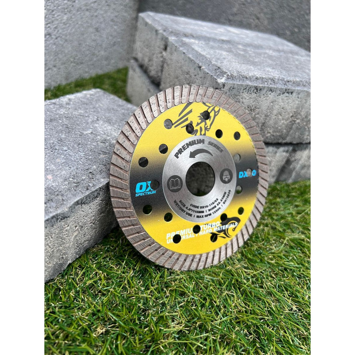 OX Premium Diamond Blade - Universal/Hard - 350/20mm DX10-350/20
