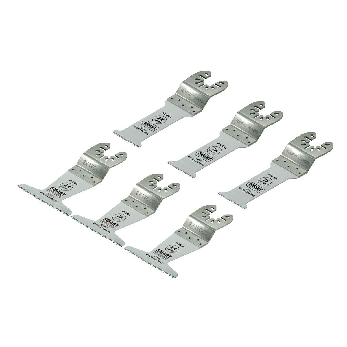SMART Rapid Wood Blades - 6 Pc Set 3 x 32RW 3 x 63RW H6RWK