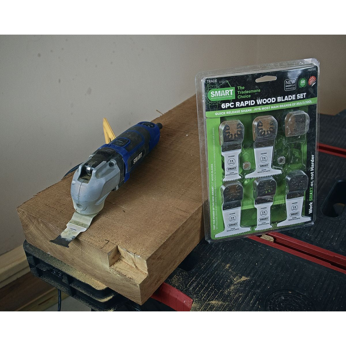 SMART Rapid Wood Blades - 6 Pc Set 3 x 32RW 3 x 63RW H6RWK